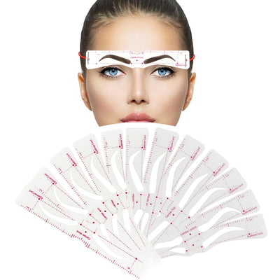 Belle Flores Beauty™  Reusable Eyebrow Stencil Kit (12 pcs) - GET 50% OFF