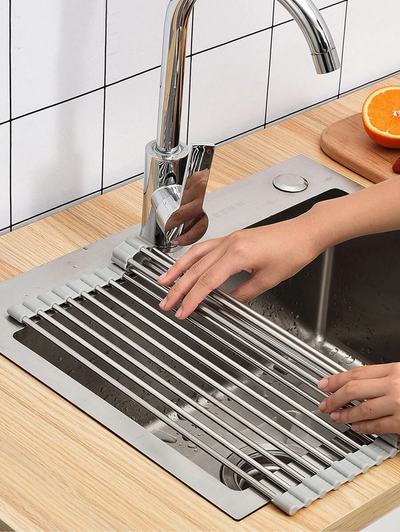 BROWSLUV™ Roll Up Dish Drying Rack