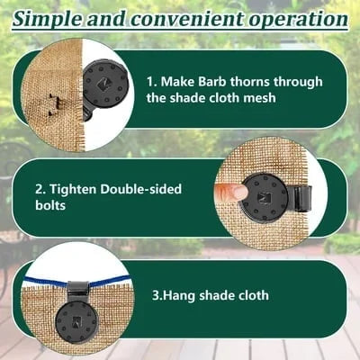 Belle Flores Beauty™ Shade Cloth Heavy Duty Lock Grip