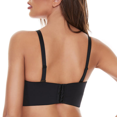 Belle Flores Beauty™ Full Support Non-Slip Convertible Bandeau Bra