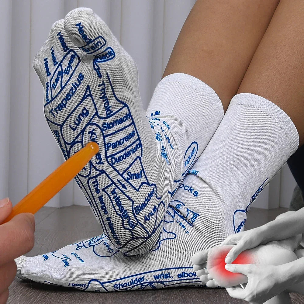 Belle Flores Beauty™ Acupressure Reflexology Socks - GET 50% OFF