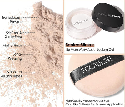 Belle Flores Beauty™ Focallure Magic Setting Powder