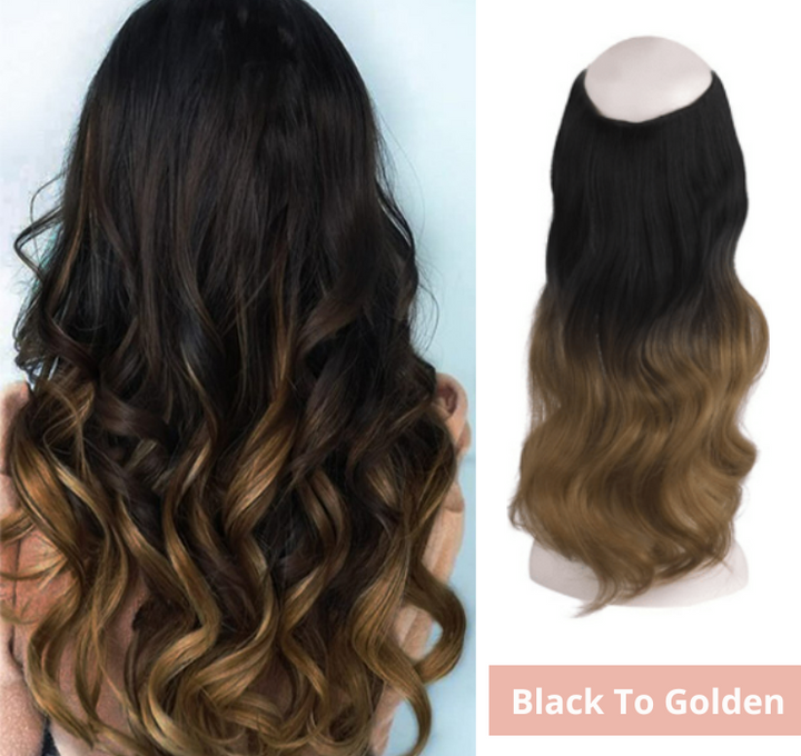 Belle Flores Beauty™ Halo Hair Extensions