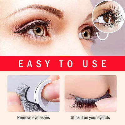 Belle Flores Beauty™ Reusable Self Adhesive Eyelashes