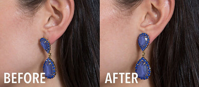 Belle Flores Beauty™ Earring Lifters for Stretched Earlobes