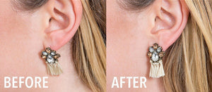 Belle Flores Beauty™ Earring Lifters for Stretched Earlobes