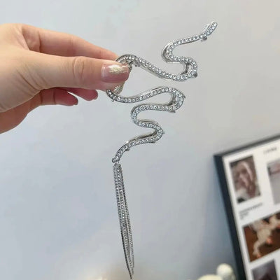 Diamond Serpentine Snake Claw Clip™